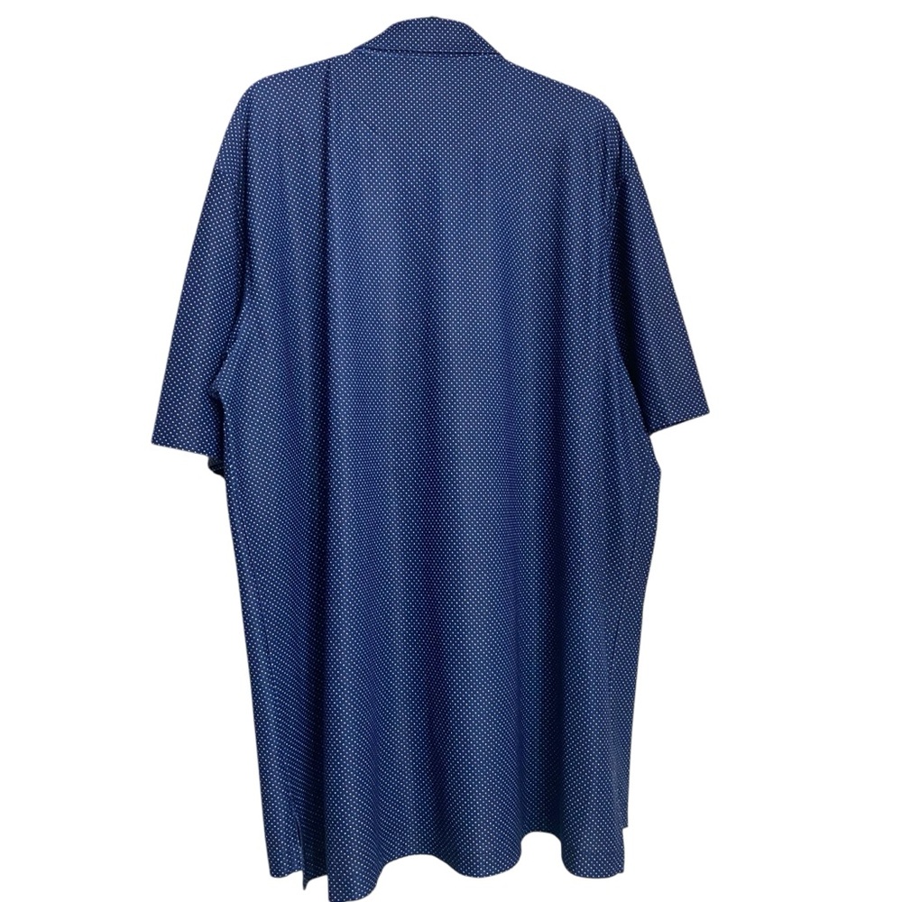 MENS Peter MILLAR Summer Comfort Short Sleeve Polo XXL Poly/spandex Polka Dots - Picture 6 of 7